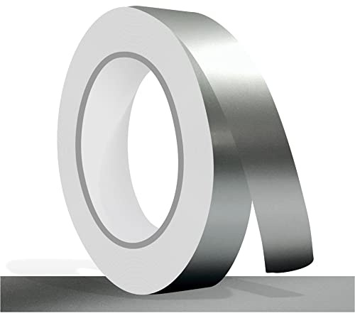 siviwonder Zierstreifen Silber metallic Glanz in in 20 mm Breite und 10 m Länge für Auto Boot Jetski Modellbau Klebeband Dekorstreifen Seitenstreifen Klebestreifen DIY Basteln selbstklebend