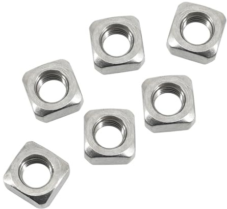 Tuerca cuadrada M5 304 de acero inoxidable (paquete de 100)