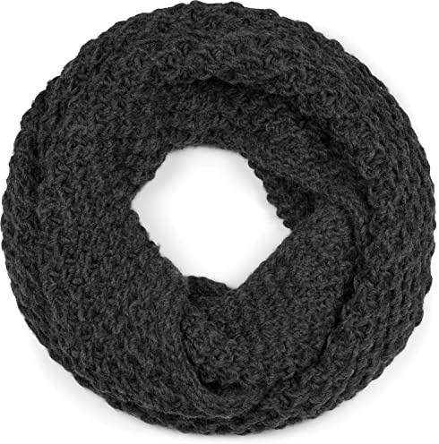 styleBREAKER Unisex Strick Loop Schal Grobstrick Winter | Voluminöses Gewebe, 69x27 cm großes Format, kratzfrei, 2- bis 3-mal flexibel und wärmend um den Hals wickelbar.