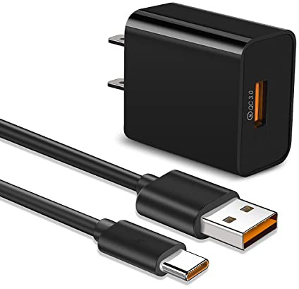 JAINTA - Cable de Carga USB para Cargador de Corriente Compatible con Altavoces inalámbricos Bluetooth JBL (Traje Negro)