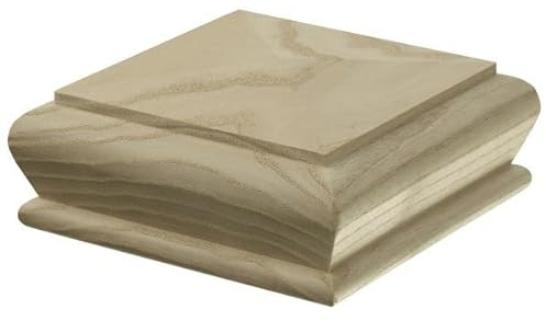 Jackson Woodturners Ash Pyramid Newel Cap 90mm