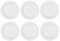 Bidasoa Glacial Ala Estrch Set 6 Platos Hondo Porcelana 23cm Porcelana Apto Microondas Apto Frigorífico Apilable