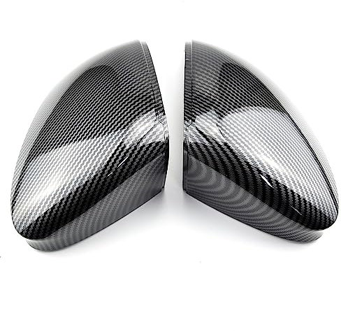 Auto Spiegelkappen Für VW Für Golf 8 Für MK8 2020 2021 Spiegel Abdeckungen Kappen Rückspiegel Fall Abdeckung Autospiegelgehäuse (Farbe : 4-No Side Assist)