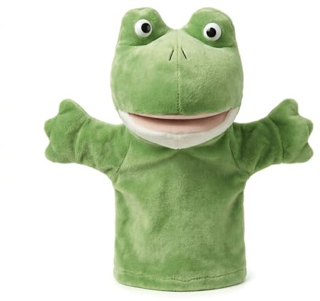 LOMTRATS Marionnettes à Main Mobiles à Bouche Ouverte pour Enfants, Loup, Lion, etc., parfaites pour raconter des Histoires, l'enseignement, l'école Maternelle, Les Cadeaux d'anniversaire