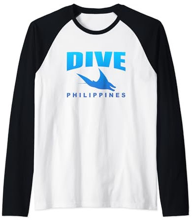 Tauchen auf den Philippinen, Tauchen auf den Philippinen (Blau) Raglan