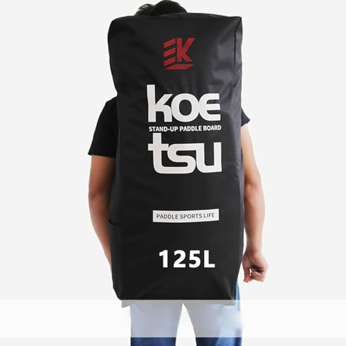 Su-p Backpack,Aufblasbare Paddleboard-Tasche 125L Tragetasche Rucksack Tasche Für S-UP Board | Robuster Rucksack Für Beliebte Stand Up Paddle Boards Kajak | Standard Oder Mit Rollen | Reißverschluss,