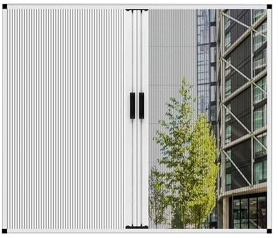 LVLDAWA Interior Folding Blinds, WaterproofS Heat Insulation Closet Sliding Barn Panels Door, Sliding Blackout Window Shade With Handle For Bedroom, Bathroom(160X180CM)