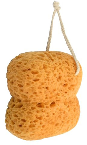 Eponge Douche, Eponge Bebe Bain, Éponge poreuse, Décontamination Super Forte, Nettoyante et Antibactérienne, Adaptée aux Adultes et Aux Enfants