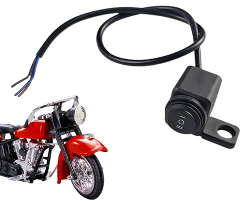 Motorradschalter, Beleuchtungsset für kleine Fahrräder - Wasserdichtes Ein-Aus-Lenkerlicht - es wasserdichtes Ein-Aus-Licht für Elektroroller, Motorrad-Scheinwerferschalter für Elektromobile
