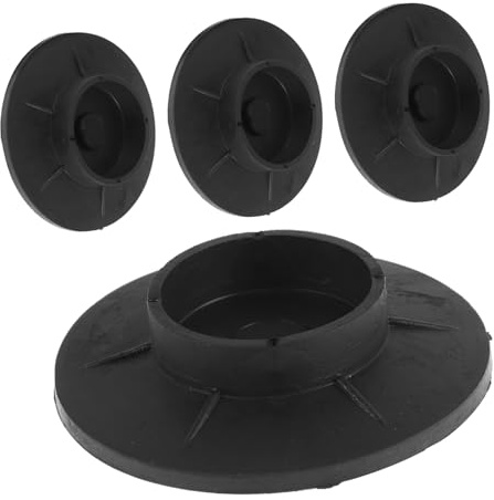 4pcs Washing Machine for Anti Vibration Rubber Feet Pads Washer Dryer | Black Support Set, Wide Compatibility for Outdoor Rv Use, Sturdy Shock Absorbing Isolation Design