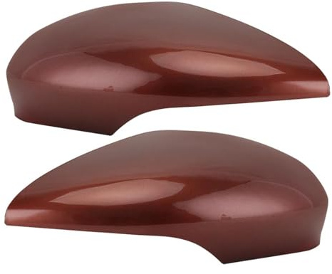 Tür Außenspiegelkappe Für Ford Fiesta MK7 2009–2017 Spiegelabdeckungen, Außenspiegel-Ersatzabdeckungen Spiegelabdeckungen(Orange 1 pair)