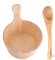 Set di secchi per sauna, 4 l, resistente al calore, con cazzuola e manico ergonomico, accessori per sauna per hotel, centri termali, vasche da bagno e casa