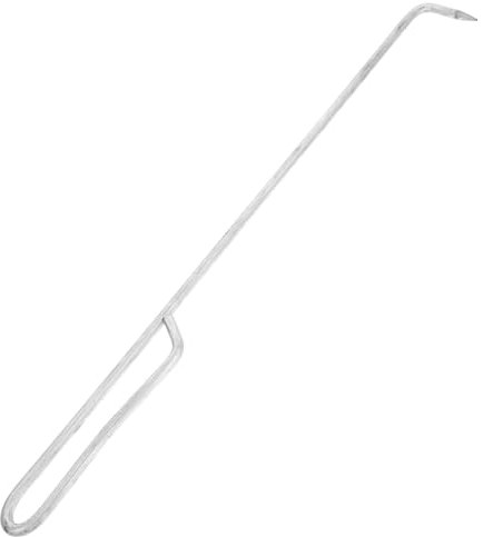 BESPORTBLE Poolskimmerhaken Mit 40cm Edelstahlgriff Skimmerkorbheber Und Rolltorhaken Für Schwimmbadreinigung Langlebig Und Universell Einsetzbar