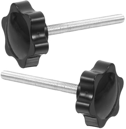 Sterngriff M6 Ersatzschraube für Walker, Schwarz, Kunststoff Metall