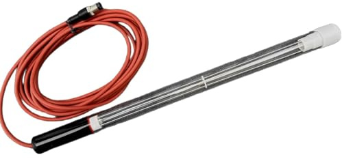 Amalgam Tauch UVC in 25-42-55-75-105 Watt Teichklärer in Industriequalität- Komponenten für UVC Tauchstrahler- Ersatzset für Air-Aqua Super UV- (40 Watt Amalgam Ersatzset 440mm)