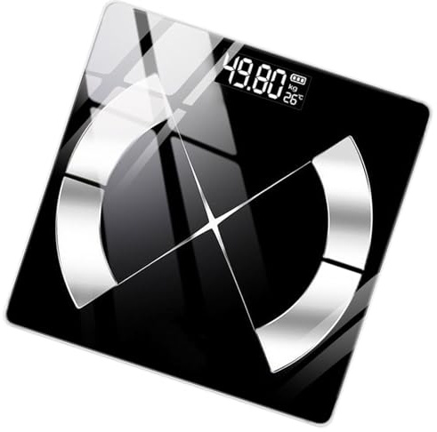 Badezimmerwaage, intelligente USB-Waage, hohe Präzision, kleine Haushaltsgeräte zur Körperpflege, für Wohlbefinden, Zuhause, Büro, Praxis, Reisen, Fitnessstudio, Bad, Schlafzimmer
