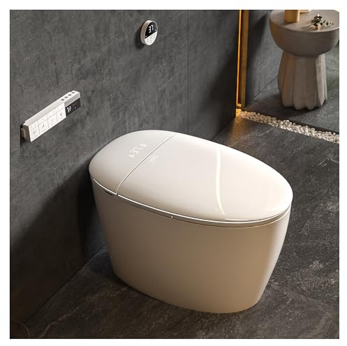 SmartSylva Floor Mounted Smart Toilet with 300mm S-Trap,Auto Flush, Heated Seat, Bidet Function & Dryer