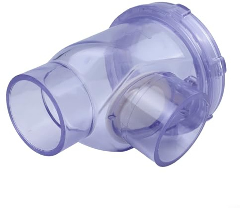 50 mm klares PVC-Rückwasserventil für Abwasserentwässerungssysteme, horizontale oder vertikale Montage, Rückschlagventil, um Abwasserrückfluss in Wohn- und Industrieanwendungen (B) zu stoppen