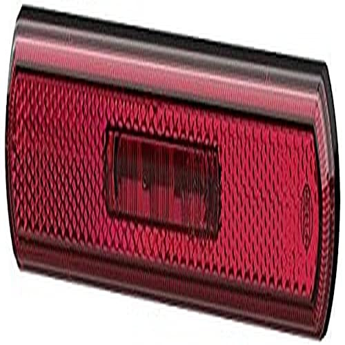 HELLA 2PS 013 303-301 Seitenmarkierungsleuchte - Begrenzungsleuchte - Anhänger - Wohnwagen - Shapeline Tech - LED - 12/24V - Anbau/geschraubt - SAE - Kabel: 1500mm - Stecker: offene Kabelenden