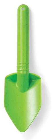 Bigjigs Toys Eco Spade For Kids (Meadow Green) - 20.5cm Wheat Fibre Toy Spade , Quality Sand Toys , Holiday Toys for Toddlers , Sand Shovels
