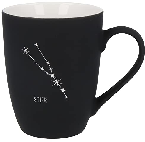 Spruchreif | Superficie morbida in silicone | Tazza con incisione su entrambi i lati costellazione | Regali zodiacali | Tazza da caffè con incisione costellazione | Tazza con segno zodiacale | Tazza