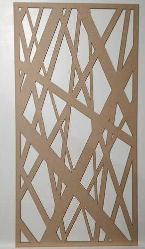 laserkris Dekoratives Sichtschutzgitter für Heizkörper, 6 mm dicke MDF-Platte (1200 mm x 610 mm), TR16-Muster