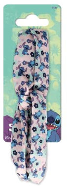 Disney – Diadema para el pelo satinado Stitch – Accesorio cabello suave y respetuoso con fibra capilar – Niños, mujeres, adolescentes – Ideal peinados cotidianos – Producto oficial Lilo & Stitch