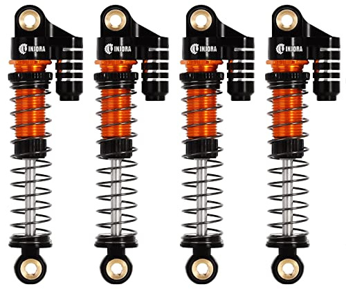 INJORA 45mm Alu Gewinde Ölstoßdämpfer für FMS FCX24 FCX18