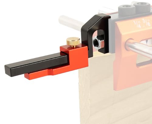 O'SKOOL Centering Dowel Extension Locator Jig Compatible with DB08 Self Centering Dowel Jig – Precision Alignment Tool for Wood Joinery and Doweling
