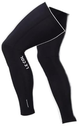 LE COL Beinlinge | Thermo Fahrrad-Beinstulpen für Damen & Herren, Schwarz, X-Large