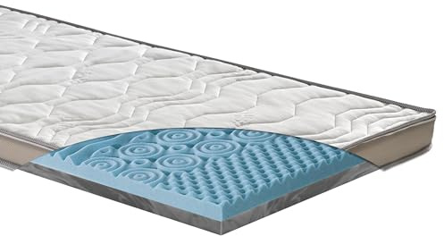 Paradise 11cm Topper H3 Matratzentopper Matratzenauflage aus Kaltschaum mit 7 Zonen, für alle Matratzen & Betten geeignet - Wellness Oberfläche (180 x 200 cm)