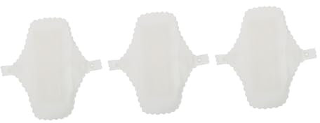 minkissy 3pcs Waschbar Pads Menstruations Baumwolle Pads Für Frauen Mädchen Wiederverwendbare Liner Spitze Verzierung