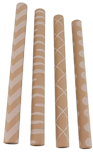 Geschenkpapier-Set, Vielseitig Einsetzbar, Umweltfreundliche Kraft-Geschenkpapierrollen mit Anhängern Geburtstag, Hochzeit,