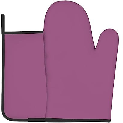 YYHWHJDE Lot de 2 maniques et maniques de cuisine de couleur unie rouge raisin pour ouvrir les couvercles de casserole dans la cuisine