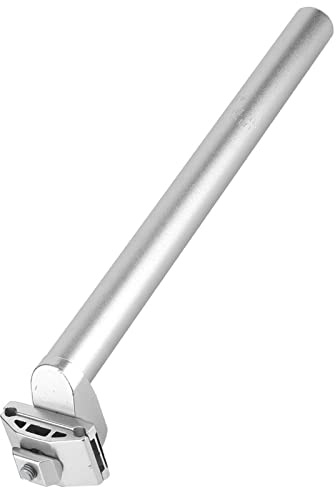 WPKD BLUEIY Bicycle Seatpost 25.4mm,Aluminium Alloy Seat Post,Shockproof Bike Seatpost,for Mountain Bike Road Track(25.4x300mm,Silver)