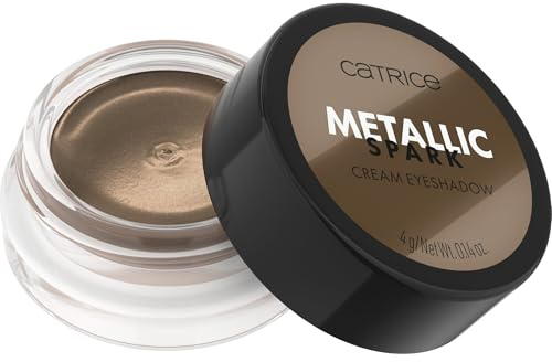 Catrice Cosmetics Sombra de ojos en crema Metallic Spark, de larga duración, expresión del resultado, de gran pigmentación, reluciente, escarchado, 4 g