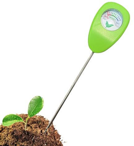 Misuratore di umidità del suolo | Misuratore del suolo senza batteria | Sensore di irrigazione delle piante per giardino, prato e piante in vaso | Non necessita di batteria, igrometro facile da