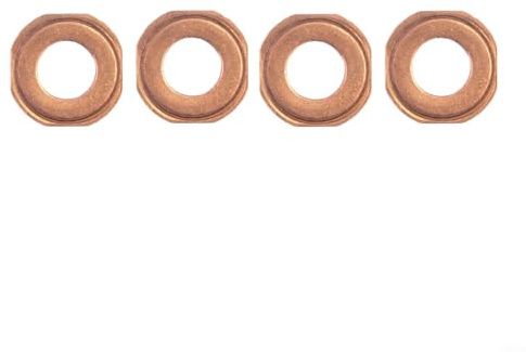 Oniissy 4 Stück Dichtung Dichtungsring Einspritzdüse 55578387 für Opel Astra Corsa für Meriva Zafira kompatibel mit Z17DTL Z17DTH Z17DTJ A17DTJ Motoren