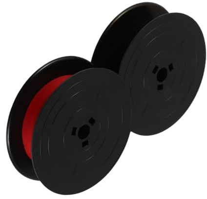 HOMSFOU Doppelspulen Farbband Schreibmaschine Schwarz Rot Kompatibel mit Alten Mechanischen Englischen Typenhebeln für Flying Fish Long Modelle