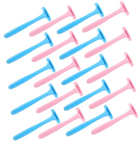 FOMIYES Limes à Pieds pour Callosités 20pcs, Outil Exfoliant Léger en Acier Inoxydable et Pp pour Élimination des Peaux Mortes, pour Pédicure Maison et Voyage