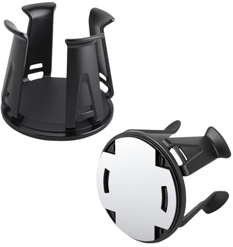 2PCS Car Cup Holders, Car Drink Holder for Ventilation, Self-Adhesive Drink Holder with Adjustable Clamping Arms, Multifunctional Bottle Holders, Universal Storage Stand for Water Coffee Juice