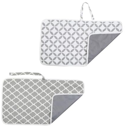 ELAYARD Tapis À Bébé Imperméable Pliable Matelas De Change Portable En Et Imperméable 2 Motifs Géométrique Tapis De Protection Contre Lhumidité
