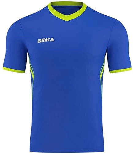 OMKA Sport V-Ausschnitt Teamwear Trikot - Premium Handball-, Fußball-, Volleyball- und Lauf-Uniform Shirt
