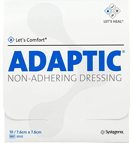 ADAPTIC 7,6x7,6 cm feuchte Wundauflage 2012Z, 10 St. Kompressen