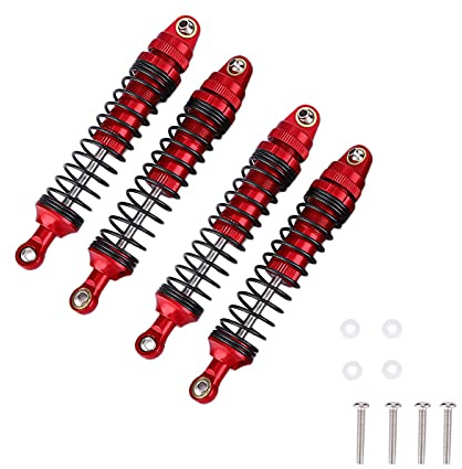 4 stücke RC Stoßdämpfer, Aluminium Stoßdämpfer Montiert Federn Dämpfer RC Dämpfer Upgrade Teile für 1/10 RC Crawler Auto LKW(100mm)