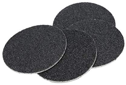 Healifty 60pcs Replacement Sandpaper Discs Pedicure Foot Sanding Pads for Electric Callus Remover Foot File (80 Grit)