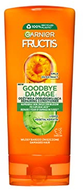 Garnier Fructis Goodbye Damage Conditioner für stark strapaziertes Haar, stärkt, nährt und schützt, 200 ml