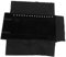 Operitacx Organisateur Bijoux Voyage Rouleau Organisateur de Cas Bijoux Velet de Rangement de Rouleau pour Boucles D' Oreilles Collier Bracelet Anneau Noir