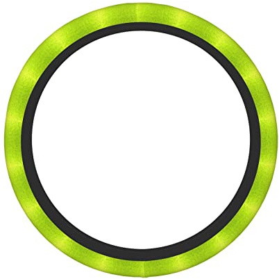 Limettengrüner moderner Abstrakter Hintergrund 15-Zoll-Universal-Auto-Lenkradbezug, elastischer, Rutschfester Lenkradbezug