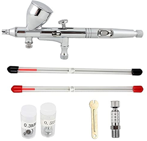 Hobby Gravity Air Brush Gun 3 Tipps Dual-Action Airbrush Set Auto Paint Spray for Dekorieren von Kuchen Modell Hobby Paint